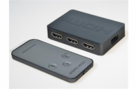 PremiumCord HDMI switch 3:1 plastový,dálkové ovl. khswit31c HDMI switch 3:1 plastový s dálkovým ovladačem