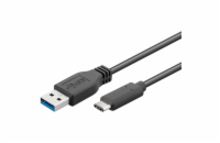 PremiumCord USB-C/male - USB 3.0 A/Male, černý, 3m