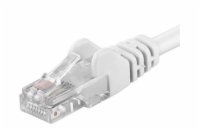 PremiumCord Patch kabel Cat6 UTP, délka 5m, bílá