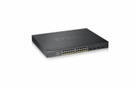 Zyxel XGS1930-28HP, 28 Port Smart Managed PoE Switch, 24x Gigabit PoE and 4x 10G SFP+, hybird mode, standalone or Nebula