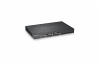 Zyxel XGS1930-28, 28 Port Smart Managed Switch, 24x Gigabit Copper and 4x 10G SFP+, hybird mode, standalone or NebulaFle