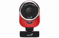 GENIUS webová kamera QCam 6000/ červená/ Full HD 1080P/ USB2.0/ mikrofon