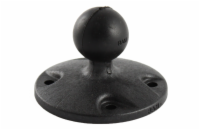 RAM Mounts kruhový adaptér/úchyt na rovné povrchy s AMPS vzorem děr, s čepem 1", plast, RAP-B-202U