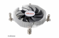 AKASA chladič CPU AK-CC7129BP01 pro Intel  LGA 775 a 115x, 75mm PWM ventilátor, pro mini ITX skříně