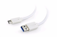 CABLEXPERT Kabel USB 3.0 AM na Type-C kabel (AM/CM), 1,8m, bílý