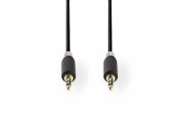 Nedis CABW22000AT20 - Stereofonní Audio Kabel | 3,5mm Zástrčka - 3,5mm Zástrčka | 2 m | Antracit