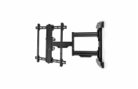 NEDIS nástěnný TV držák/ 37 - 80"/ nosnost 50 kg/ náklon 15°/ otočný 0 - 180°/ Full Motion/ ocel/ černý