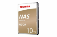 Toshiba N300 NAS Systems 10TB, HDWG11AEZSTA TOSHIBA HDD N300 NAS 10TB, SATA III, 7200 rpm, 256MB cache, 3,5", RETAIL