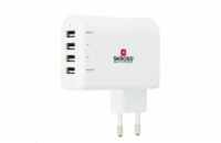 SKROSS Euro USB nabíjecí adaptér, 4800mA, 4x USB výstup