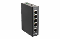 D-Link DIS-100E-5W 5 Port Unmanaged Switch with 5 x 10/100 BaseT(X) ports