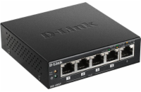 D-LINK DGS-1005P D-Link DGS-1005P 5-port Gigabit Desktop PoE+ Switch, 4 porty jsou PoE+, PoE budget 60W