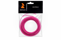 3DW - ABS filament 1,75mm růžová,10m, tisk 200-230°C