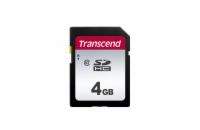 TRANSCEND SDHC karta 4GB 300S, Class 10 (R:20/W:10 MB/s)