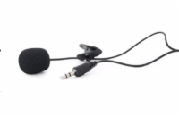 GEMBIRD Mikrofon s klipsnou, MIC-C-01, černý