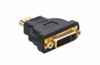 Akyga adaptér DVI-F/HDMI-M/Duplex/cerná