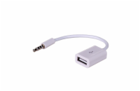 AKY AK-AD-24 Cable adapter 15cm USB-AF / MiniJack-M