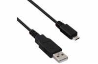 Akyga kabel USB A-MicroB/1.8m/černá