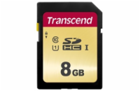 TRANSCEND SDHC karta 8GB 500S, UHS-I U1 (R:95/W:20 MB/s)