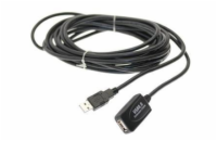 PremiumCord USB 2.0 repeater a prodlužovací kabel A/M-A/F 5m