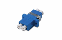 Digitus LC / LC Duplex Coupler, color blue Zirconia Ceramic Sleeve, polymer housing, Singlemode