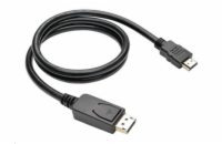 C-TECH Kabel DisplayPort/HDMI, 3m, černý