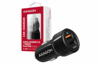 AXAGON PWC-QC5 , Nabíječka QUICK a SMART nabíječka do auta, 2x port QC3.0/AFC/FCP + 5V-2.6A, 31.5W