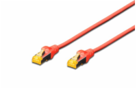 Digitus CAT 6A S-FTP patch cable, Cu, LSZH AWG 26/7, length 5 m, color red