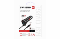 Swissten Cl Autonabíječka Micro Usb A Usb 2,4A Power