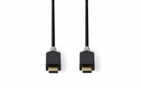 Nedis CCBW64750AT10 - Kabel USB 3.1 (Gen2) | Typ-C Zástrčka - Typ-C Zástrčka | 1 m | Antracit