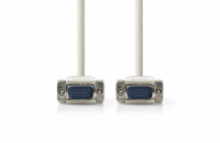 NEDIS kabel VGA (D-SUB)/ zástrčka VGA - zástrčka VGA/ slonovinová/ 2m