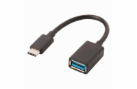 Nedis CCGP61710BK02 - USB 3.0 Kabel | Typ-C Zástrčka - A Zásuvka | 0,15 m | Černá barva