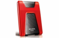 ADATA HD650 1TB, 2.5" Externí HDD 1TB 2,5" USB 3.1 DashDrive Durable HD650, červený (gumový, nárazu odolný)