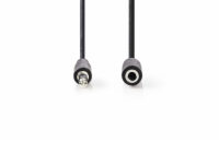 Nedis CAGB22050BK10 Nedis CAGB22050BK10 - Stereofonní Audio Kabel | 3,5mm Zástrčka - 3,5mm Zásuvka | 1 m | Černá barva