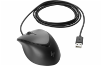 HP USB Drátová myš se čtečkou otisku prstů - černá Kabelová laserová myš s integrovanou čtečkou otisků prstů, PN: 4TS44AA