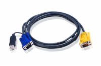 Aten 2L-5205UP ATEN 5M USB KVM Cable with 3 in 1 SPHD and built-in PS/2 to USB converte