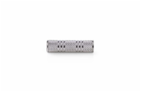 Nedis CAGB22950ME - Stereofonní audioadaptér | 3,5mm Zásuvka - 3,5mm Zásuvka | Kov