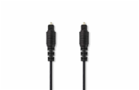 Nedis CAGB25000BK30 - Optický Audiokabel | TosLink Zástrčka - TosLink Zástrčka | 3 m | Černá barva