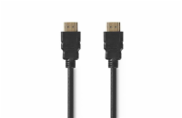 NEDIS High Speed HDMI 1.4 kabel s ethernetem/ 1080p@60Hz/ zlacené konektory HDMI-HDMI/ černý/ bulk/ 1,5m