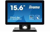 IIYAMA ProLite T1633MC-B1 15.6inch 39.6cm WIDE LCD 10-Points Touch Screen TN panel Flat Bezelfree Glass Front HDMI/DP/USB black