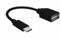 Gembird adaptér OTG USB 2.0 (F) / USB-C, kábel 0,2m