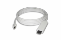 PremiumCord mini DisplayPort 1.2 na HDMI 2.0 kabel pro rozlišení 4Kx2K@60Hz, 2m