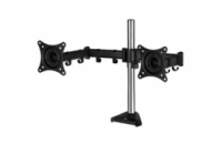 ARCTIC stolní držák Z2 Pro (Gen3) pro 2x LCD do 34", nosnost 2x15kg, 4x USB HUB, černý (black)
