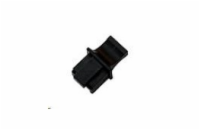 Solarix Záslepka pro female konektor RJ45 černá plastová  RJ45-0-BK