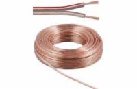 PremiumCord Kabely na propojení reprosoustav 99,9% měď 2x1,5mm2 10m