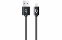 Datový kabel ALIGATOR 2A micro USB 1m, černý