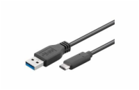 PremiumCord Kabel USB 3.1 konektor C/male - USB 3.0 A/male, černý, 2m