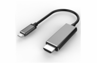 PREMIUMCORD Kabel USB3.1 typ-C na HDMI, 1,8m rozlišení obrazu 4K*2K@60Hz Aluminium