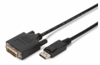 Digitus DisplayPort kabel adaptér 3m ASSMANN adapter cable DisplayPort DVI-D 24+1 M/M digital Full HD Dual Link 3m AWG32