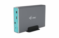 i-tec externí box pro HDD MYSAFE/ 2x 2,5" SATA/ USB 3.0/USB 3.1(C)/ šedý