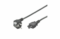 PREMIUMCORD Kabel napájecí 230V pro NTB (3pin, Schuko, trojlístek) 3m